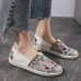 Women Casual Soft Patchwork Round Toe Fisherman Shoes