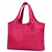 Women Nylon Handbag Solid Tote Bag Multipocket Shopping Bag