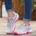 Women Breathable Mesh Slip Resistant Lace Up Hiking Sneakers