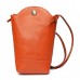 Women Irregular Little Phone Bag Casual PU Crossbody Bag Bucket Bag