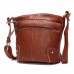 Women Genuine Leather Bucket Bag Tribal Shoulder Bag Satchel Handbag