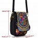 Woman National Floral Canvas 5 5 Inches Phone Bag Casual Crossbody Shoulder Bag