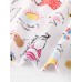 Plus Size Women Funny Cartoon Print Home Sleeveless Softies Vest Pajama Set