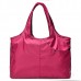 Women Nylon Handbag Solid Tote Bag Multipocket Shopping Bag